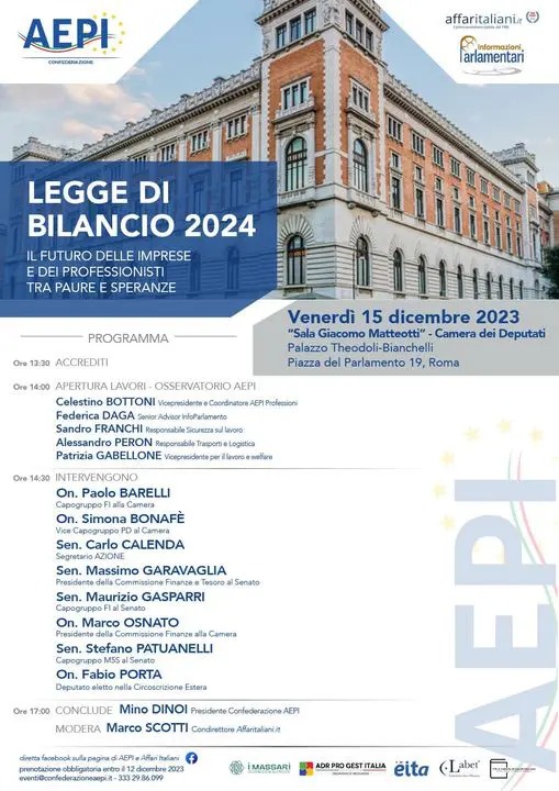 Legge di Bilancio 2024 &ndash; Il futuro delle imprese e dei professionisti tra paure e speranze